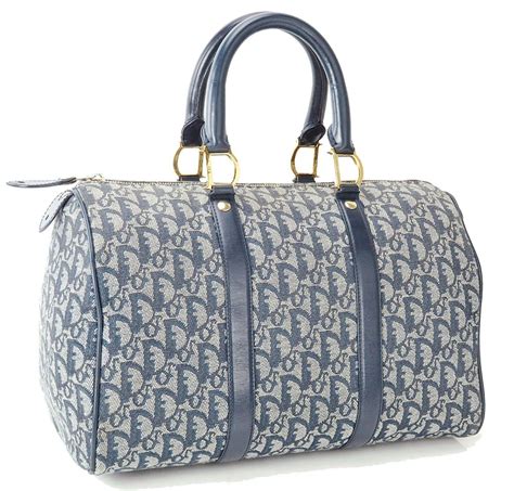 dior blue trotter tote bag|christian Dior trotter bag.